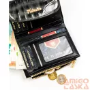 Peterson női műbőr pénztárca PTN-POR-05-CB – szürke