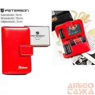 Peterson női műbőr pénztárca PTN-POR-02-PU