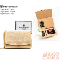 Peterson női műbőr pénztárca PTN 001-NF82