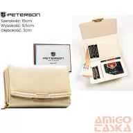 Peterson női műbőr pénztárca PTN 001-WD8