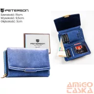 Peterson női műbőr pénztárca PTN 001-WD8