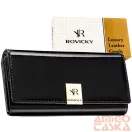 Rovicky női bőr pénztárca RH-22-1-SH-R – fekete