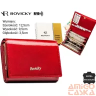 Rovicky női bőr pénztárca RH-30-1-SAF-R