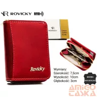 Rovicky női bőr pénztárca RH-33-1-SAF-R