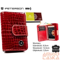 Peterson női bőr pénztárca PTN 76115-MC