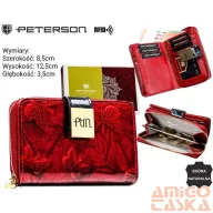 Peterson női bőr pénztárca PTN 76115-NBF