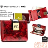 Peterson női bőr pénztárca PTN 42329-NBF