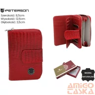 Peterson női bőr pénztárca PTN 76115-RS