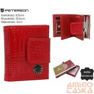 Peterson női bőr pénztárca PTN 42329-RS