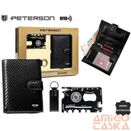 Peterson férfi pénztárca ajándékszett PTN ZMS-07