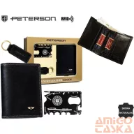 Peterson férfi pénztárca ajándékszett PTN ZMS-08