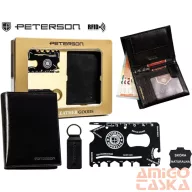 Peterson férfi pénztárca ajándékszett PTN ZMS-10