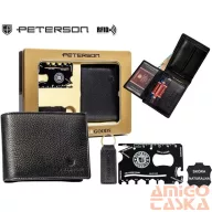 Peterson férfi pénztárca ajándékszett PTN ZMS-14