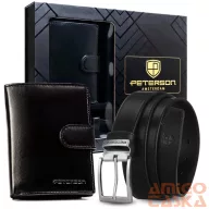   Peterson férfi pénztárca ajándékszett PTN 1542L-135-GK-BW
