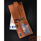 Peterson férfi pénztárca ajándékszett PTN N992L-125-BUF-BW