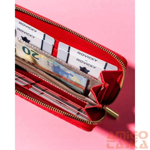 Rovicky Női Pénztárca Echo Bőr R-Prk-01-W15-2832 Red - Piros