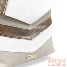 Zellia Női Hátizsák 24031 Beige-Fehér-Arany