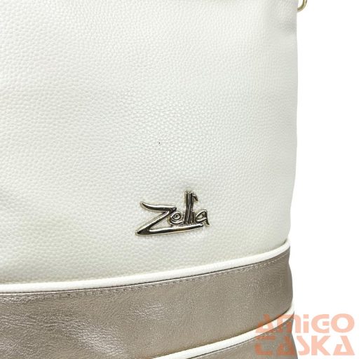 Zellia Női Válltáska/Kézitáska 21026 Beige-Arany - Brw -