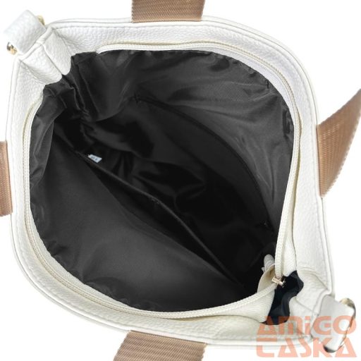 Zellia Női Válltáska/Kézitáska 21026 Beige-Arany - Brw -