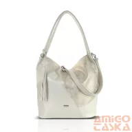   Zellia Női Válltáska Td22018 Beige-Arany - Monaco-Platina -