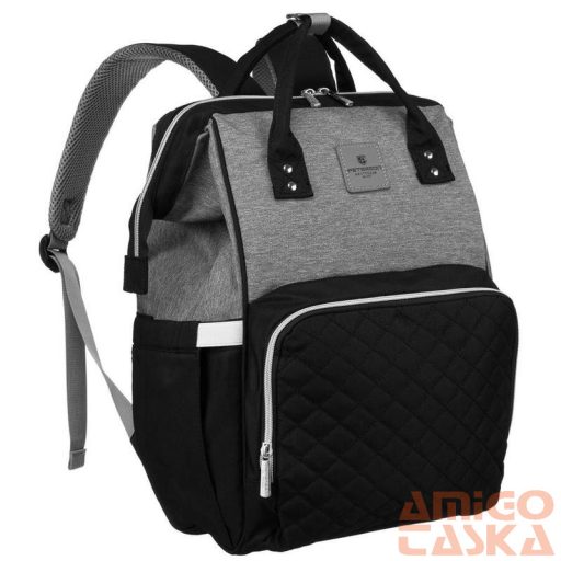 Peterson Női Hátizsák Ptn Mb3-6029 Gray-Black - Szürke-Fekete
