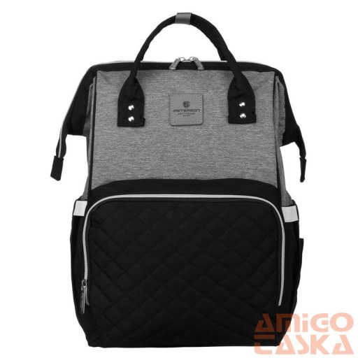 Peterson Női Hátizsák Ptn Mb3-6029 Gray-Black - Szürke-Fekete