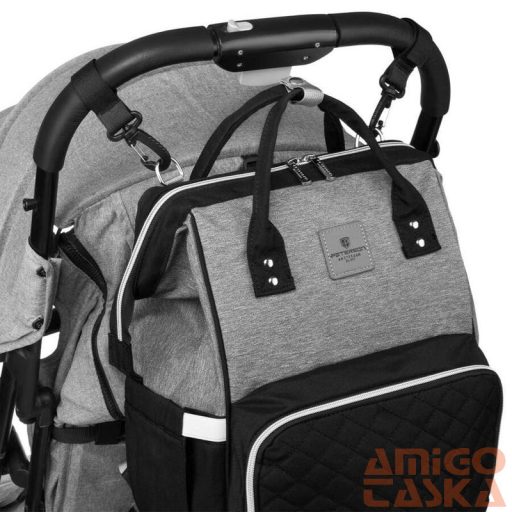 Peterson Női Hátizsák Ptn Mb3-6029 Gray-Black - Szürke-Fekete