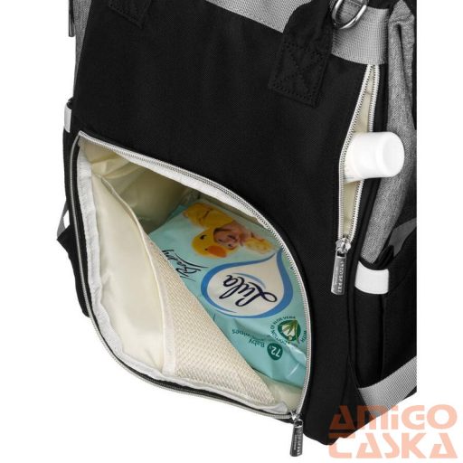 Peterson Női Hátizsák Ptn Mb3-6029 Gray-Black - Szürke-Fekete