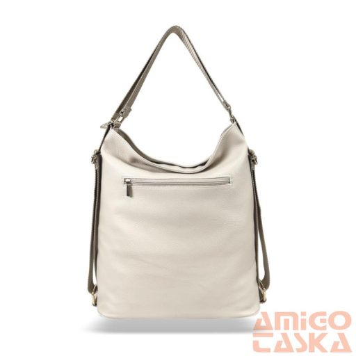 Zellia Női Válltáska/Hátizsáká Alakítható 24040 Beige-Arany - Monaco-Holo -