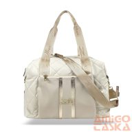 Zellia Női Sporttáska 24128 Beige Matt - Steppelt -