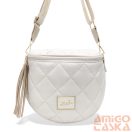 Zellia Női Oldaltáska 21028 Beige Matt - Steppelt -