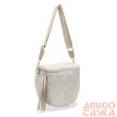 Zellia Női Oldaltáska 21028 Beige Matt - Steppelt -