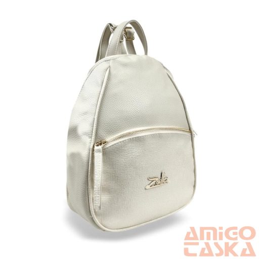 Zellia Női Hátizsák 24045 Beige-Arany - Shiny -