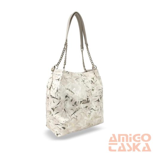 Zellia Női Válltáska 25025 Beige - Gold Leaf -