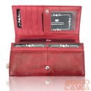 Jennifer Jones Női Pénztárca 1109-7 Piros - Nagy Méret - Cipzáros Aprótartóval