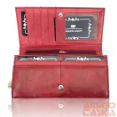 Jennifer Jones Női Pénztárca 1109-7 Piros - Nagy Méret - Cipzáros Aprótartóval