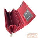 Jennifer Jones Női Pénztárca 1109-7 Piros - Nagy Méret - Cipzáros Aprótartóval