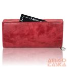 Jennifer Jones Női Pénztárca 1109-7 Piros - Nagy Méret - Cipzáros Aprótartóval