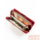 Peterson Női Pénztárca - Echo És Természetes Bőr Ptn Ps116-Pds Red - Piros