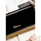 Peterson Női Bőr Pénztárca Ptnlj-42100-0674 Black-Gold