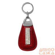 Bőr Kulcstartó Brelok-Cry-Sbr-3760 Red