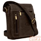 Férfi Bőr Oldaltáska Mn-10-Mh-0055 Brown - Sötét Barna