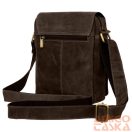 Férfi Bőr Oldaltáska Mn-10-Mh-0055 Brown - Sötét Barna