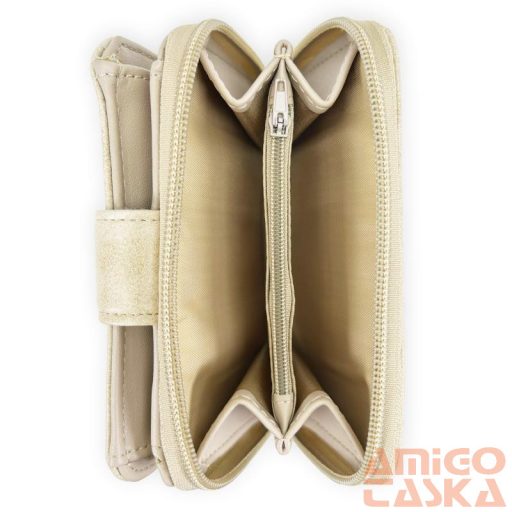 Jennifer Jones Női Pénztárca 1104-7 Beige - Kicsi Méret