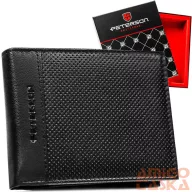   Peterson Férfi Bőr Pénztárca Ptn N992-Dot-9578 Black - Fekete