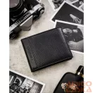 Peterson Férfi Bőr Pénztárca Ptn N992-Dot-9578 Black - Fekete