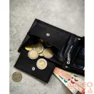 Peterson Férfi Bőr Pénztárca Ptn N992-Dot-9578 Black - Fekete