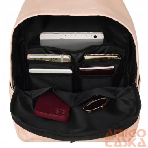 Peterson Hátizsák - Mintás - 79904-7905 Beige - 39,5 X 29,5 X 15 Cm -
