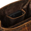 Peterson férfi bőr oldaltáska PETE-TMH-4893 Tan – Barna