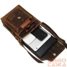 Peterson férfi bőr oldaltáska PETE-TMH-4893 Tan – Barna